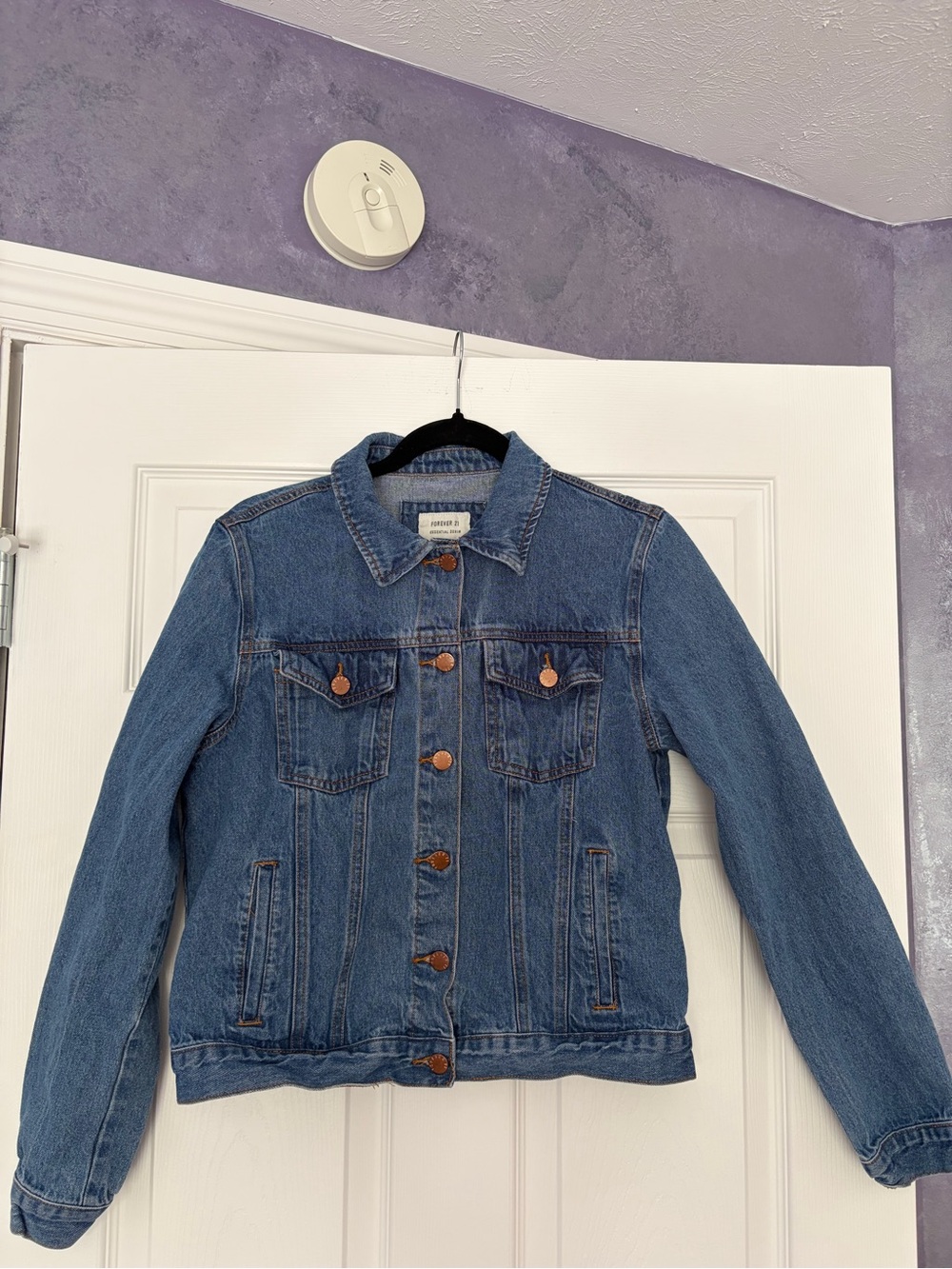 Forever 21 Blue Denim Jean Jacket